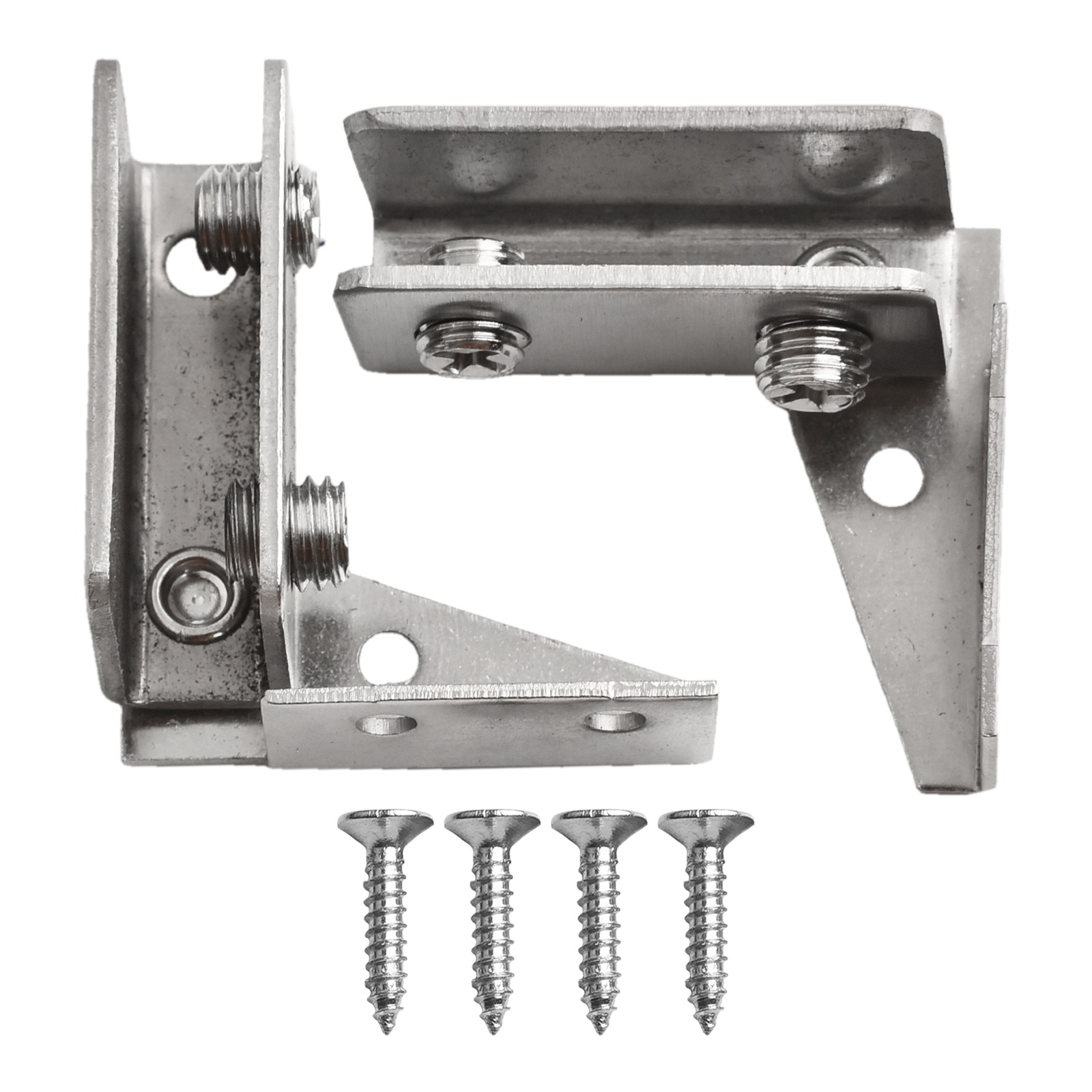 Furniture Hardware Display - 2 Buah Engsel Pintu Kaca Non-Pori