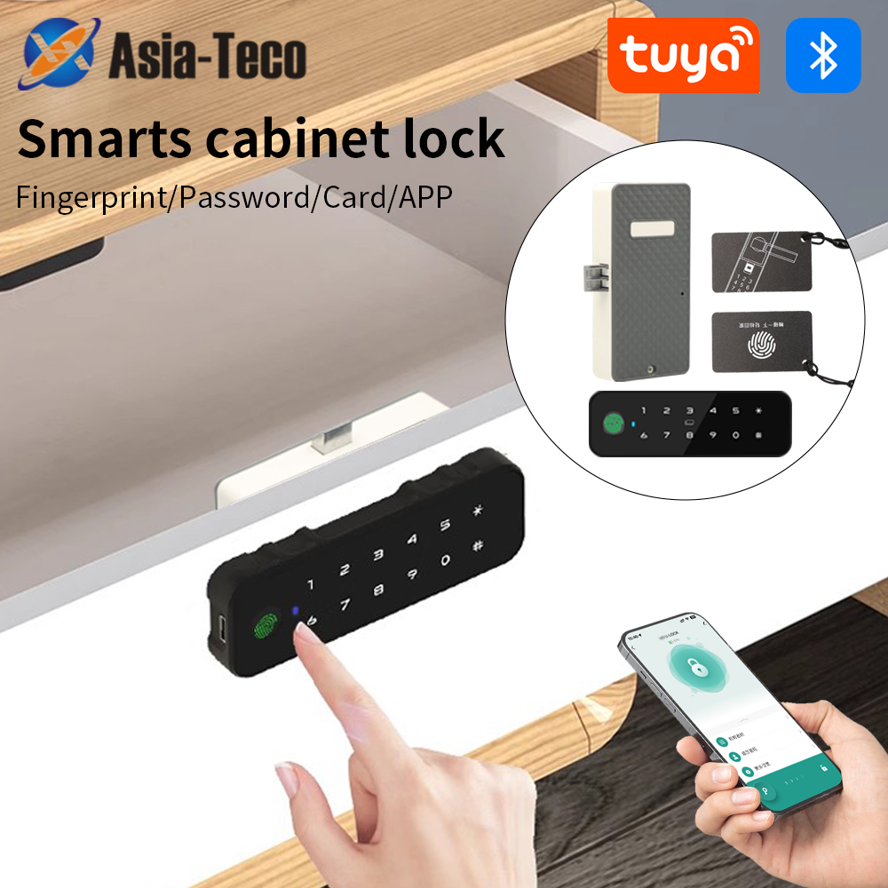 Furniture Home Hardware - Tuya Bluetooth Pintar Kabinet Kayu Kunci