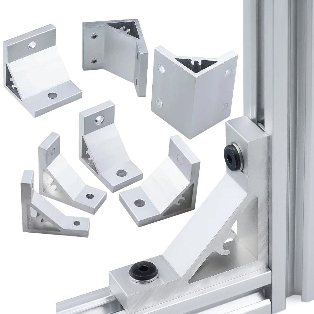 Corner Bracket Angle - 4 Buah Braket Sudut Sudut 90