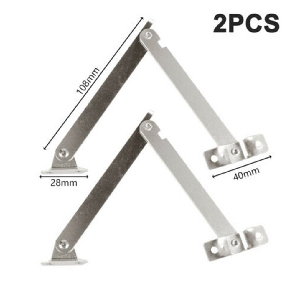 Furniture Hardware Antique - 2 Buah Engsel Penyangga Tutup Logam