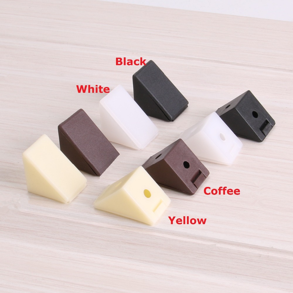 Corner Bracket Angle - 50 Buah/Lot 90 Derajat Nylon Plastik