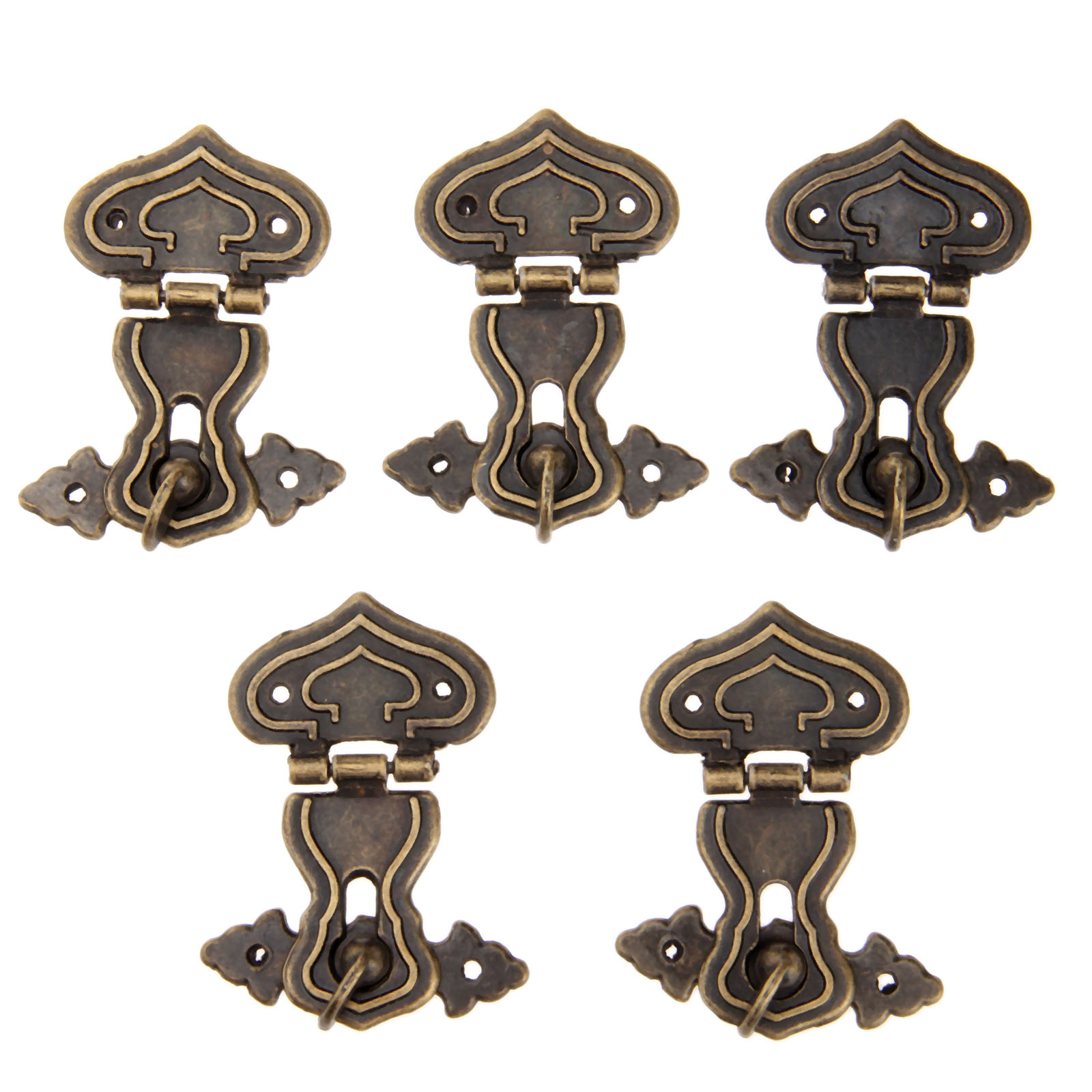 Furniture Hardware Antique - 5 Buah 63X47Mm Gembok Logam Antik