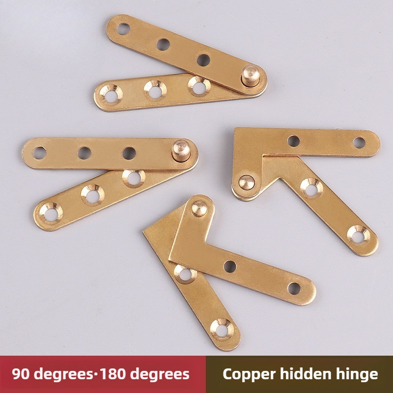 Furniture Hardware Brass - Engsel Pivot Tembaga 90/180 Derajat untuk
