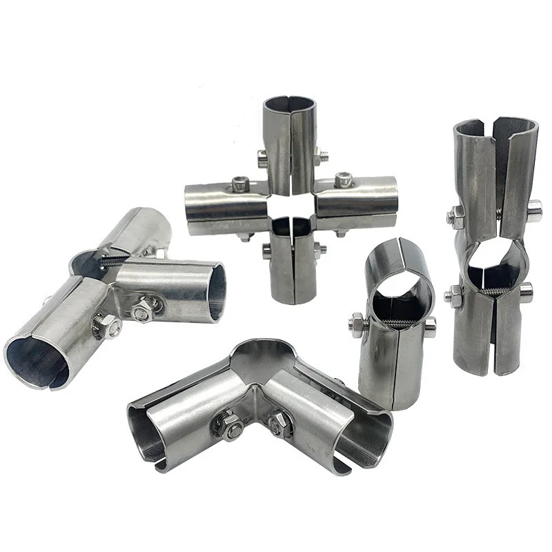 Furniture Hardware Display - 1 buah 25mm sambungan pipa bulat