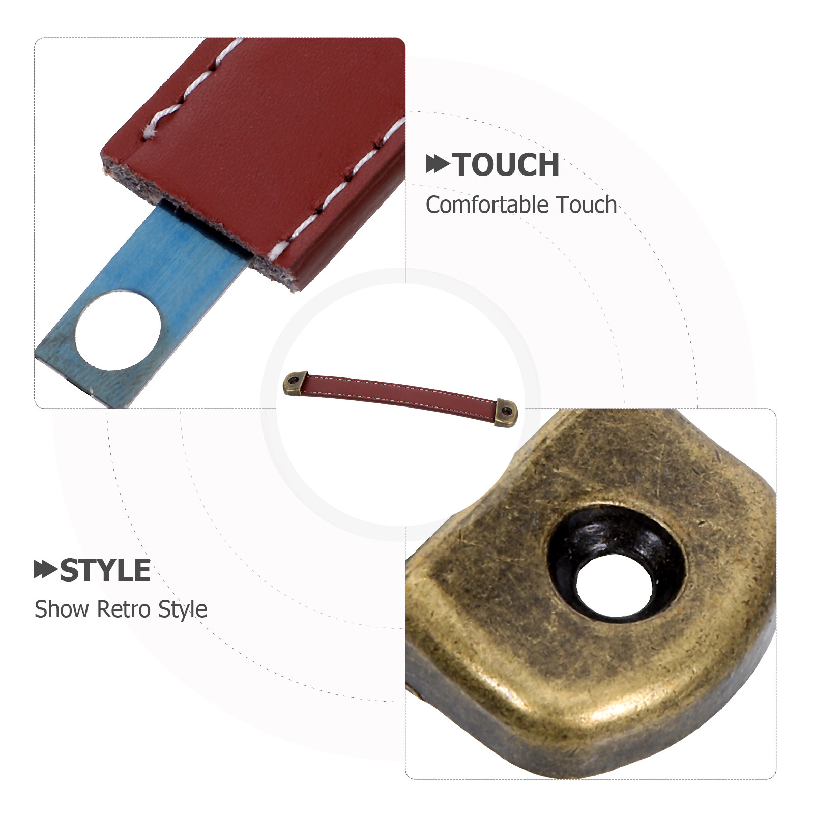 2 Buah Pegangan Kabinet Gaya V - Vintage Furniture Hardware Replacement ulasan dan harga