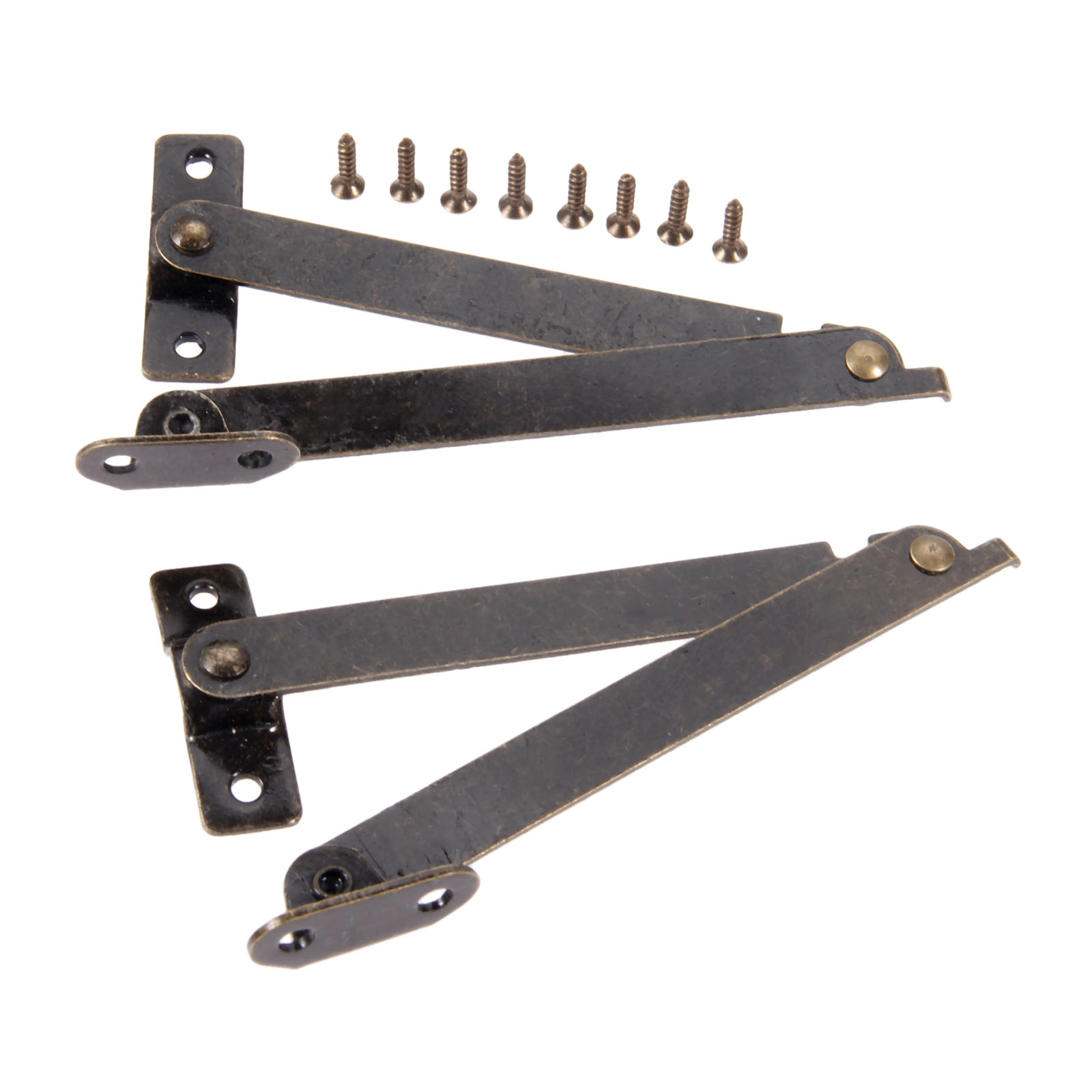 2 Buah Engsel Penyangga Tutup  - Furniture Hardware Antique ulasan dan harga