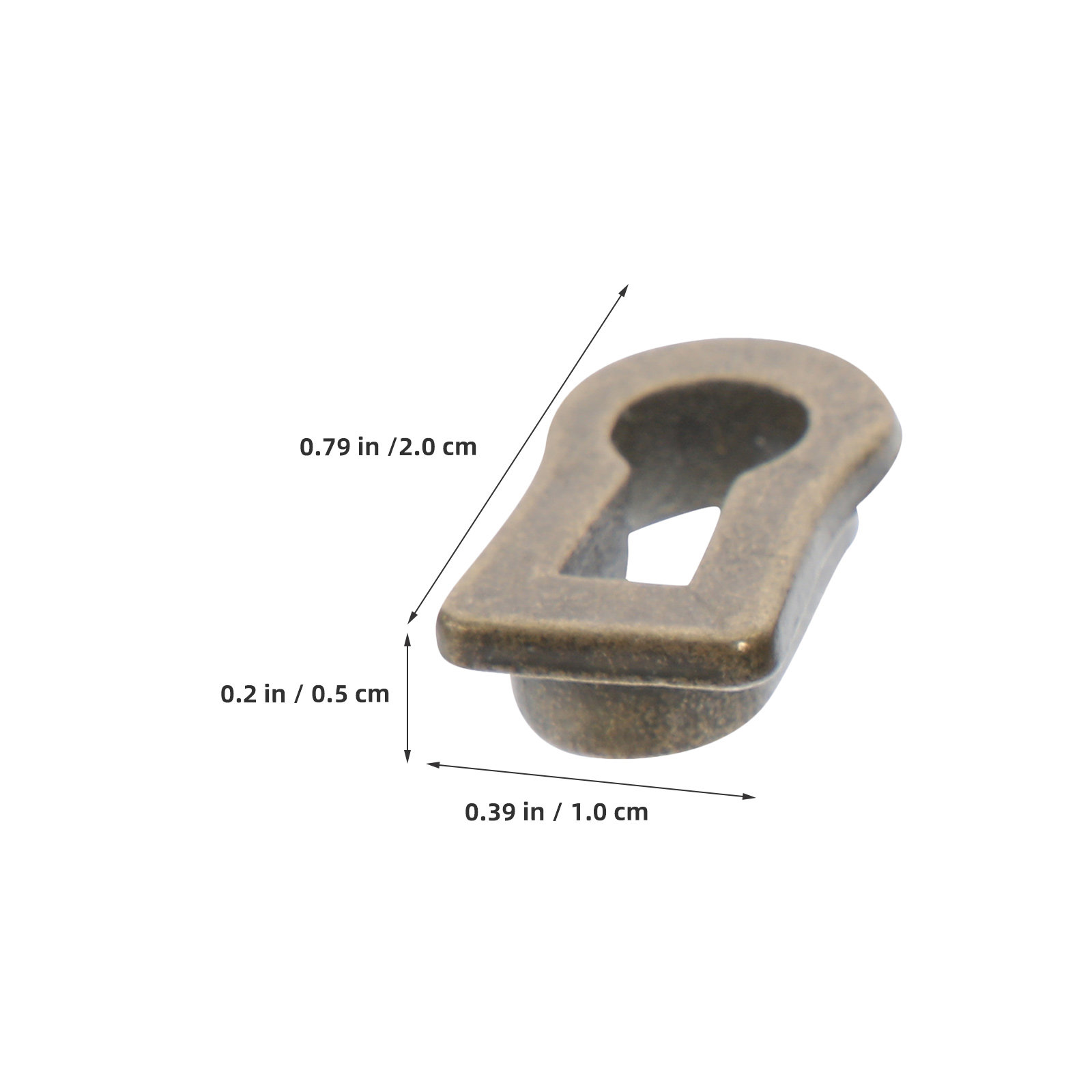 12 Buah Pelat Lubang Kunci Ova - Furniture Home Hardware ulasan dan harga