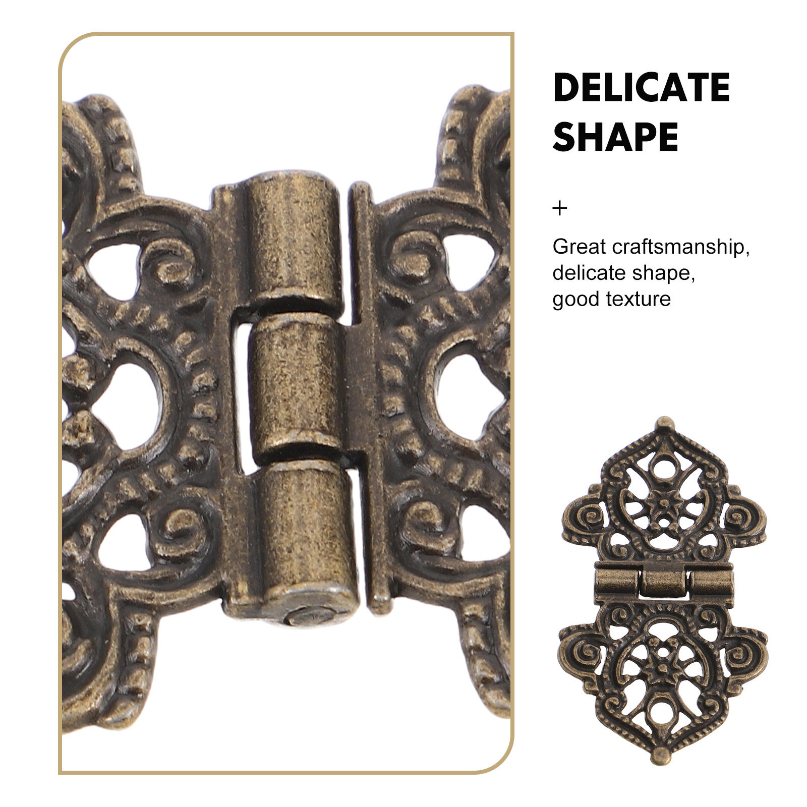 20 buah Engsel Perunggu Vintag - Vintage Furniture Hardware Replacement ulasan dan harga