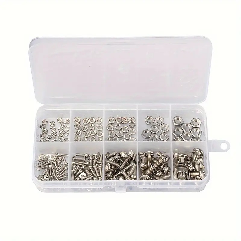320PCS Set Mur & Baut Hex M2-M - Furniture Home Hardware ulasan dan harga