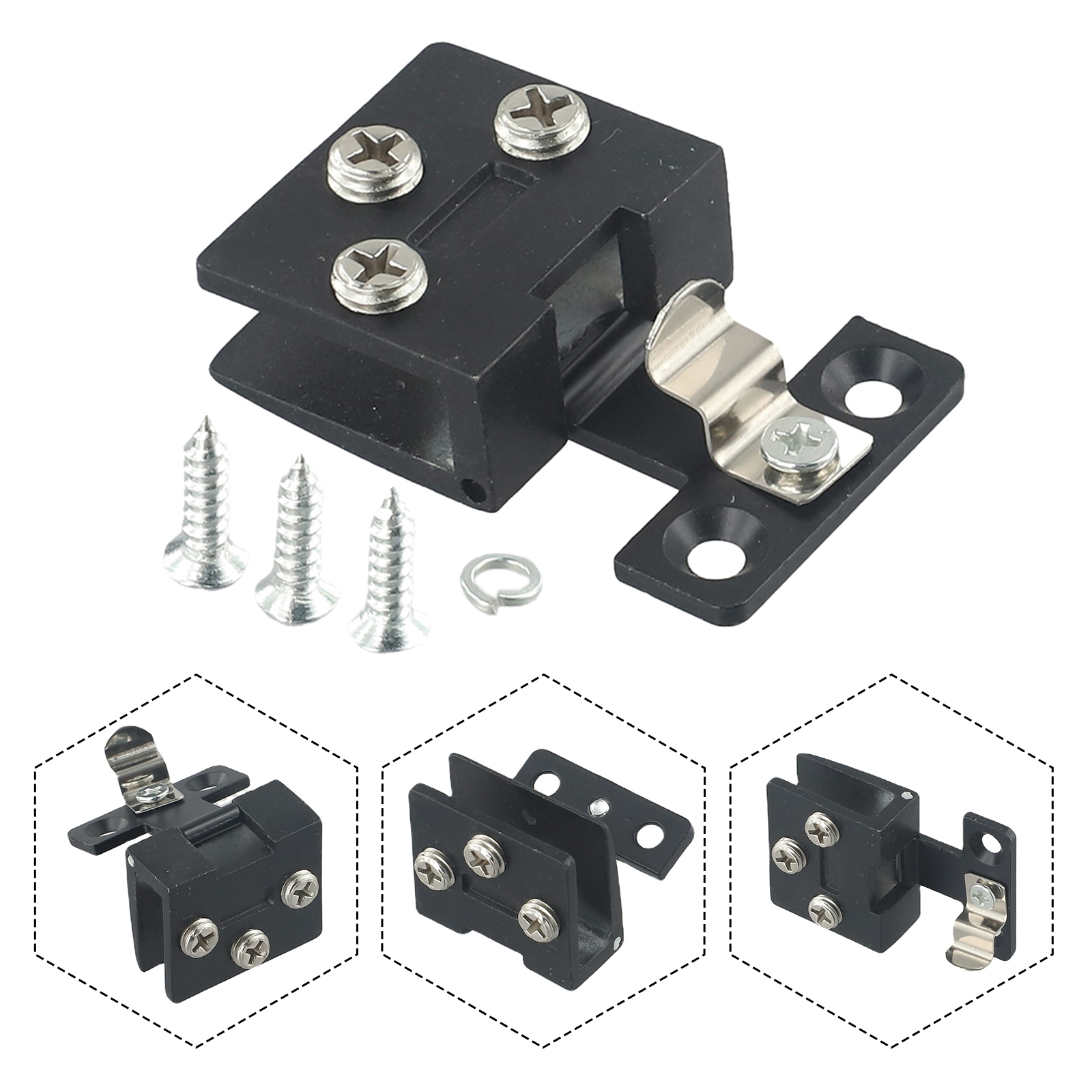 Engsel Kaca Kabinet Anggur Tan - Furniture Hardware Display ulasan dan harga