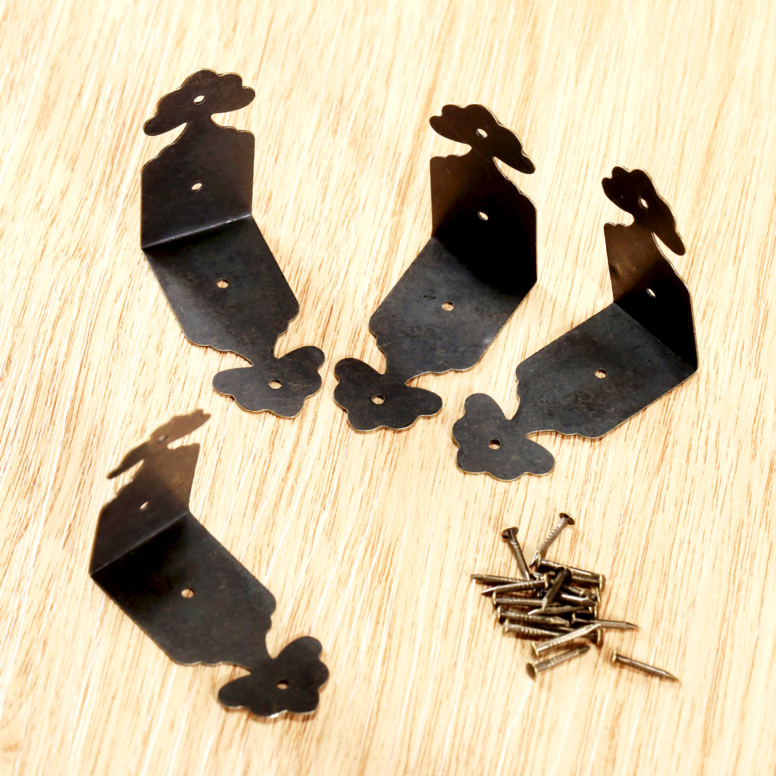 4 Pcs Dekoratif Pelindung Sudu - Furniture Hardware Antique ulasan dan harga