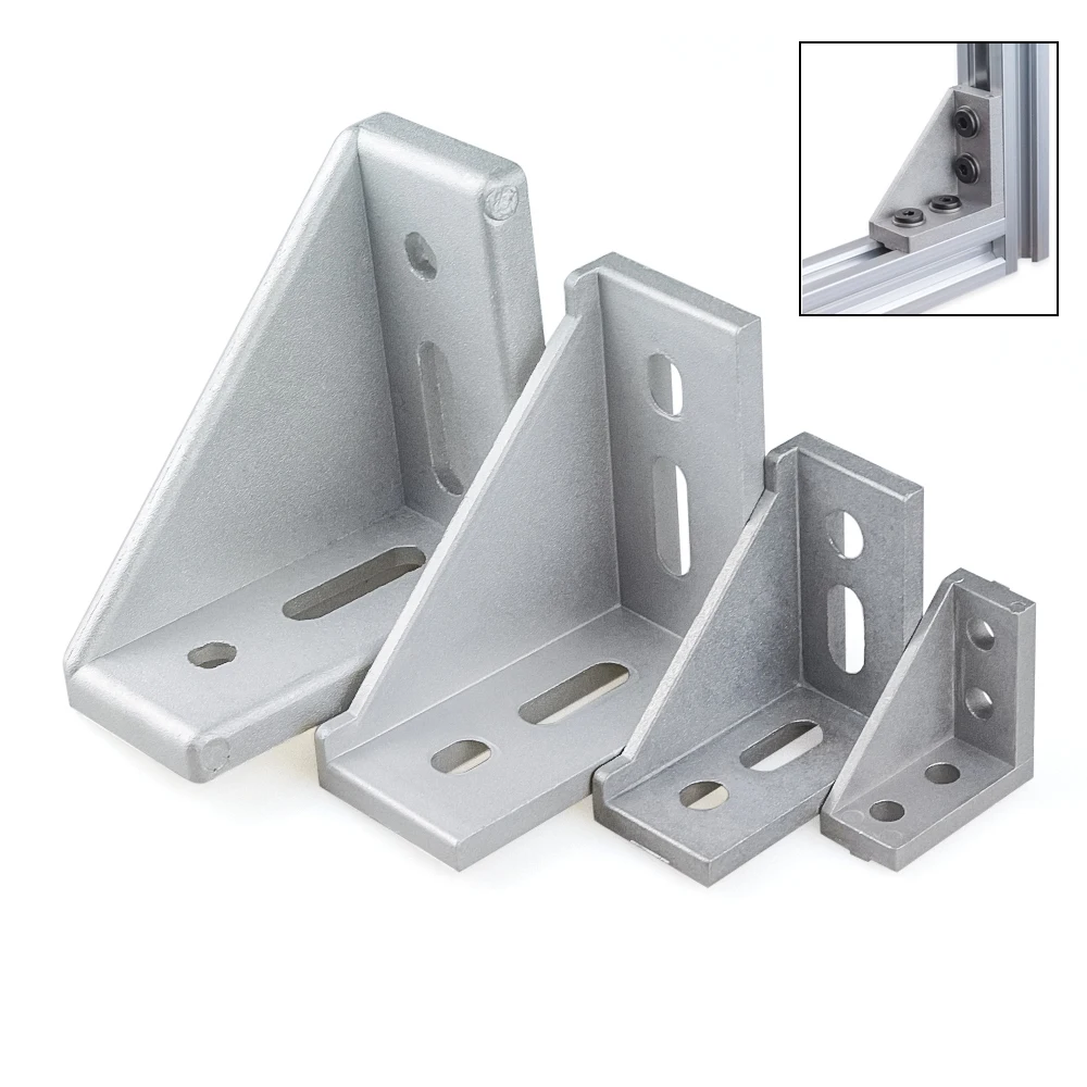 8 Buah/Lot 2040 3060 4080 Peng - Corner Bracket Angle ulasan dan harga