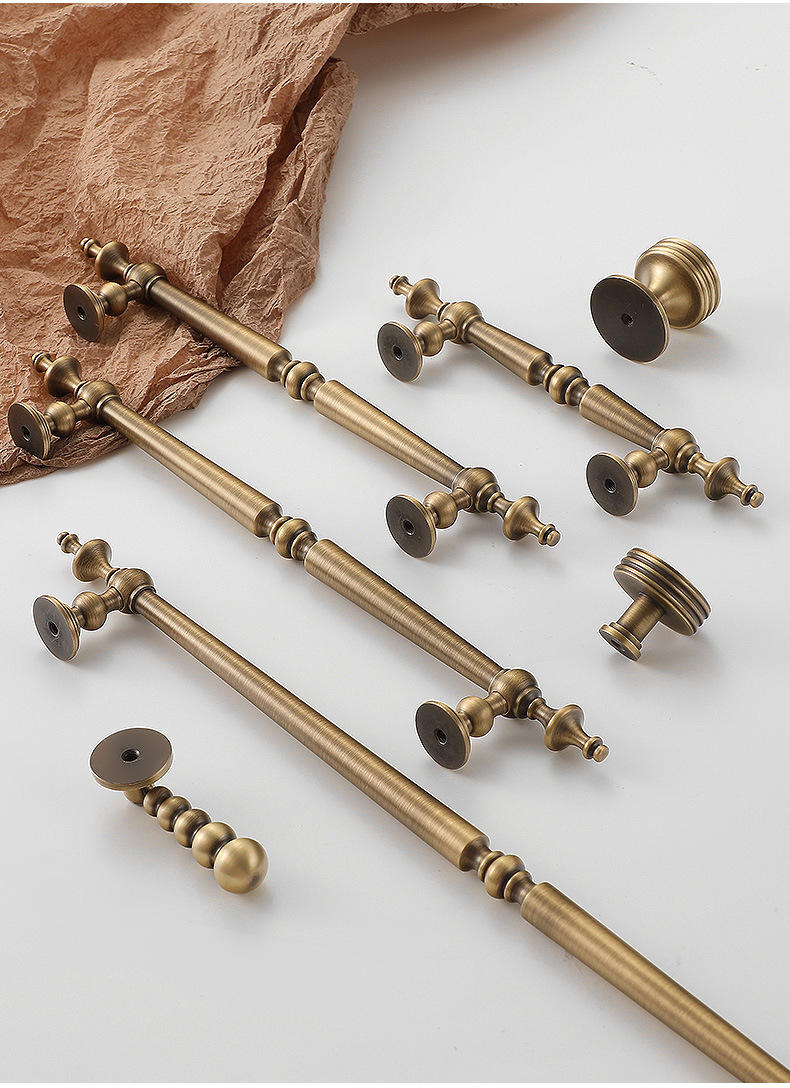Kabinet Kuningan Padat Tarik J - Furniture Hardware Drop Pulls ulasan dan harga