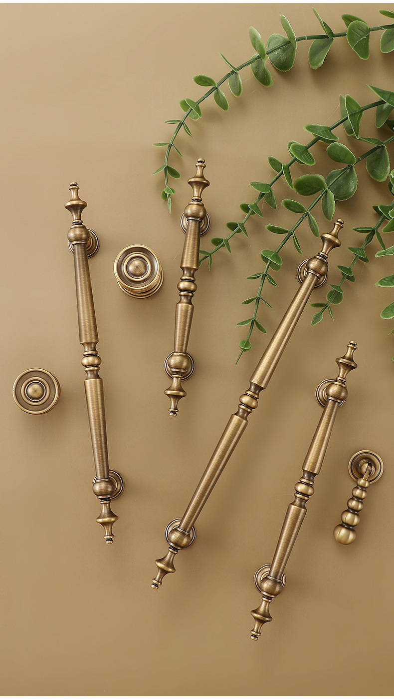 Kabinet Kuningan Padat Tarik J - Furniture Hardware Drop Pulls ulasan dan harga