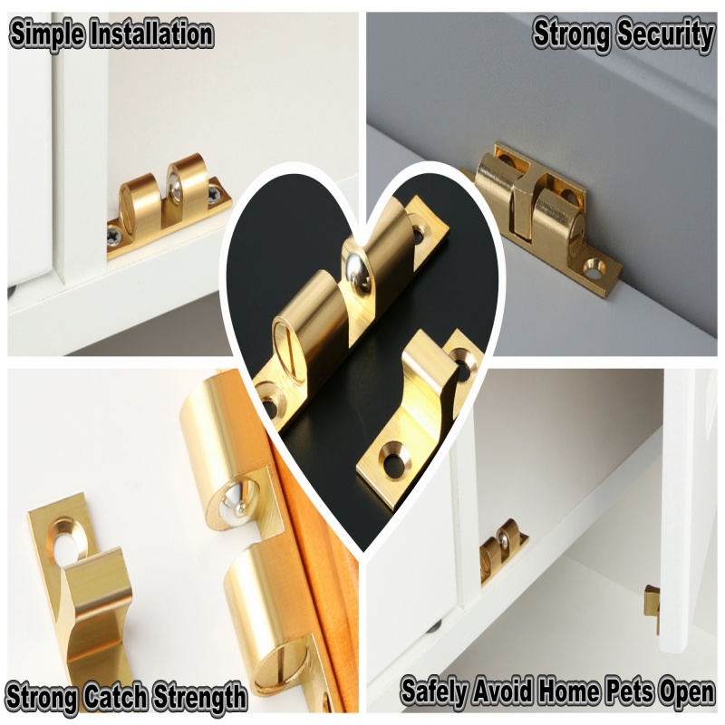 3/6 Buah Penangkap Bola Pintu  - Furniture Hardware Brass ulasan dan harga