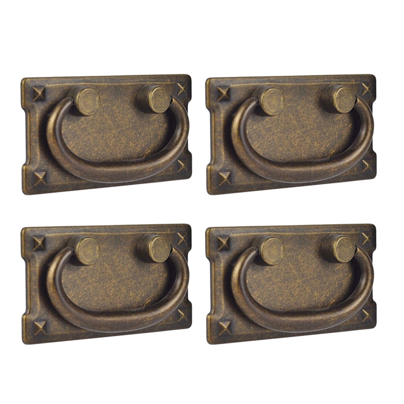 4 Buah Gagang Tarik Cincin Lac - Furniture Hardware Parts ulasan dan harga