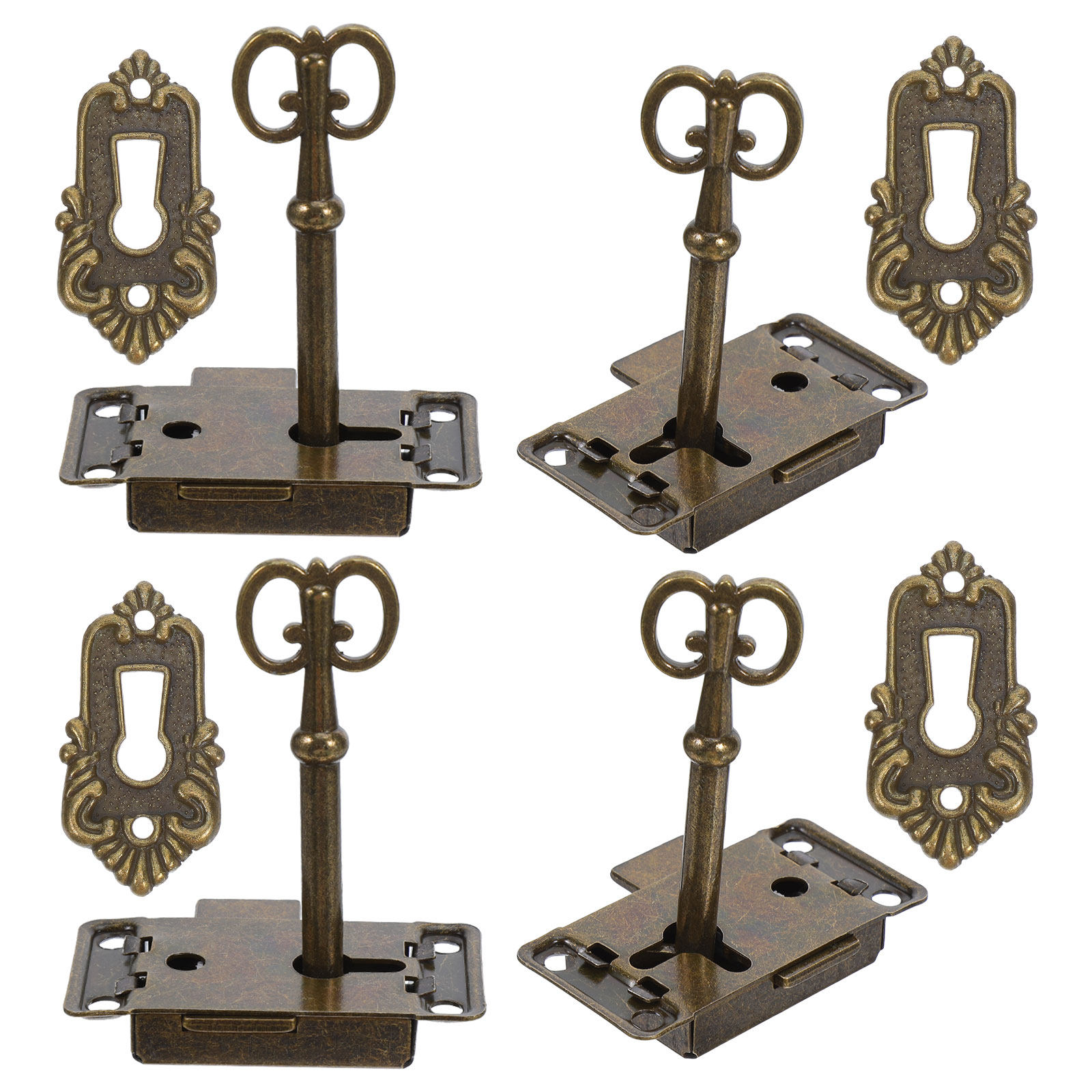 4 Set Kunci Kabinet Retro, Kun - Vintage Furniture Hardware Replacement ulasan dan harga