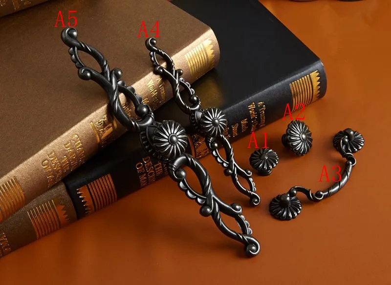 2 buah Gagang Lemari Logam Ret - Furniture Hardware Drop Pulls ulasan dan harga
