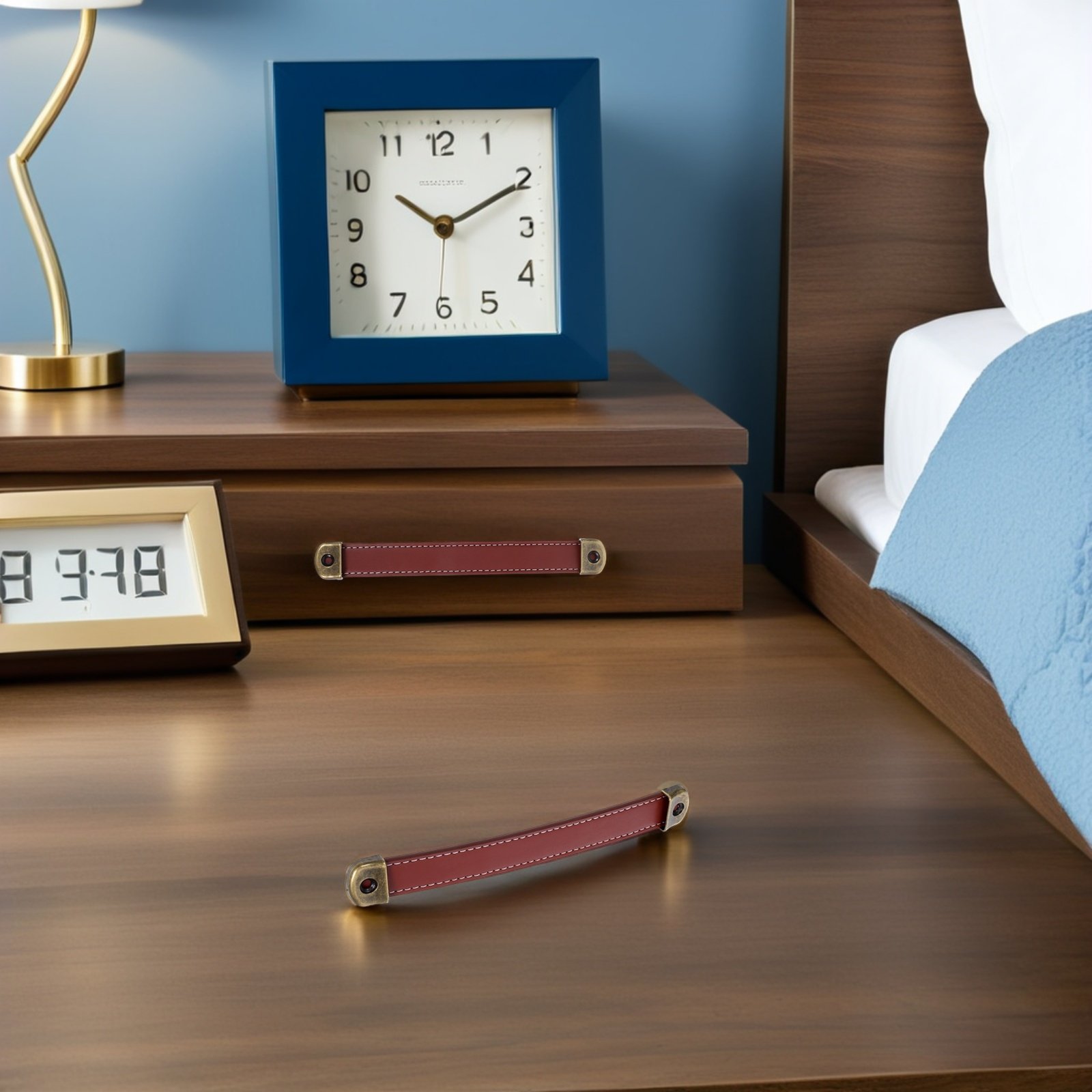 2 Buah Gagang Kabinet Retro PU - Vintage Furniture Hardware Replacement ulasan dan harga