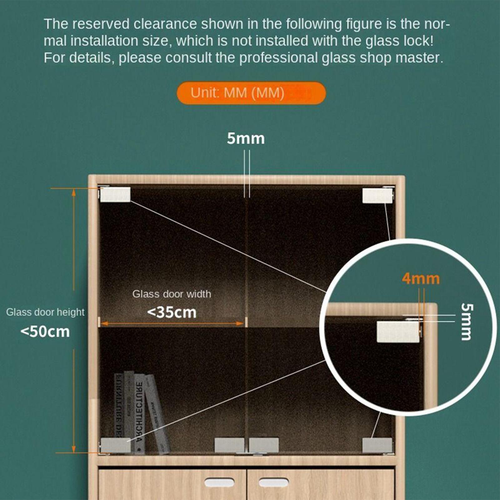 2 Buah Engsel Pintu Kaca Tanpa - Furniture Hardware Display ulasan dan harga