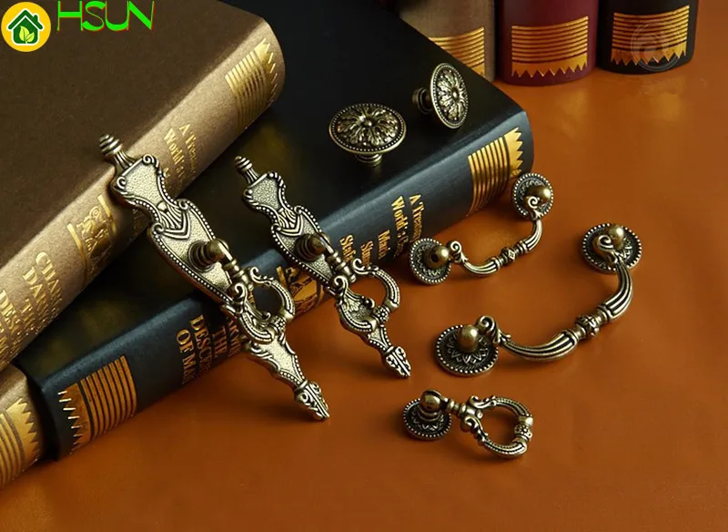 2 buah Gagang Lemari Gaya Pede - Furniture Hardware Drop Pulls ulasan dan harga