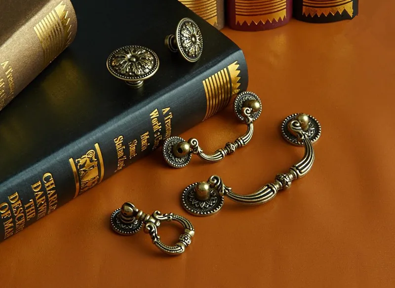 2 buah Gagang Lemari Gaya Pede - Furniture Hardware Drop Pulls ulasan dan harga