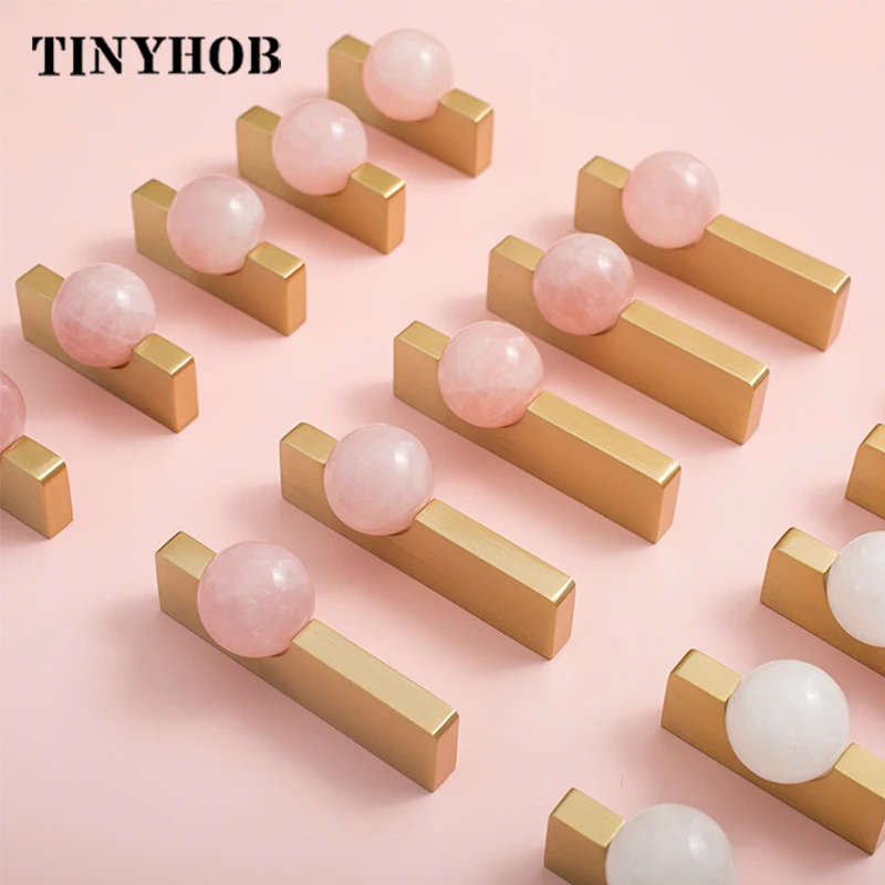 Bola kristal putih + gagang fu - Furniture Hardware Drop Pulls ulasan dan harga