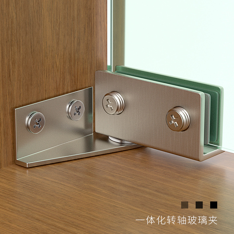 Engsel Pintu Kaca Tanpa Lubang - Furniture Hardware Display ulasan dan harga
