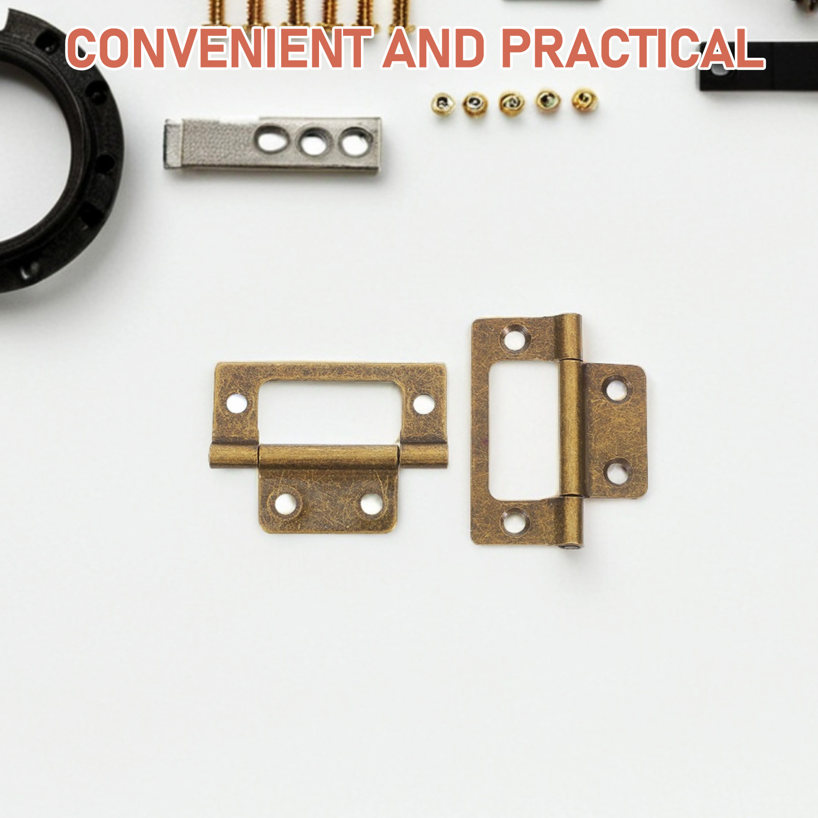 12 Buah Engsel Besi Kuningan T - Vintage Furniture Hardware Replacement ulasan dan harga