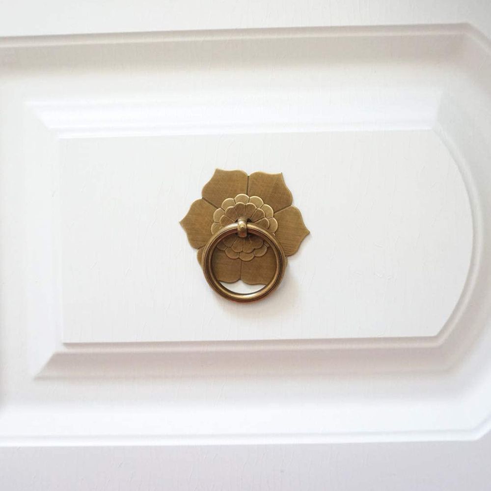1 buah kenop laci kuningan per - Furniture Hardware Drop Pulls ulasan dan harga