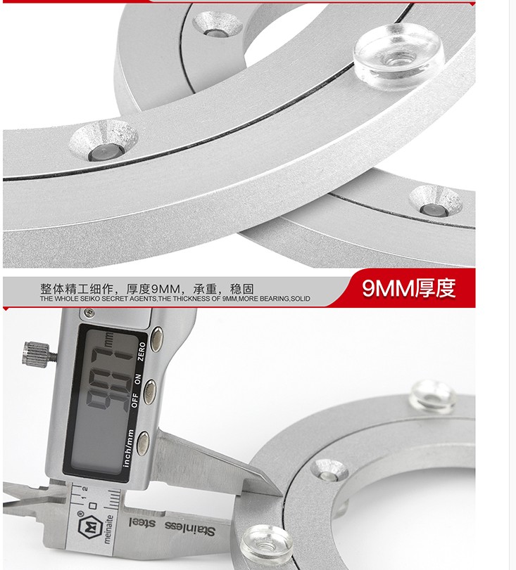 Paduan Aluminium Turntable Dis - Furniture Hardware Display ulasan dan harga