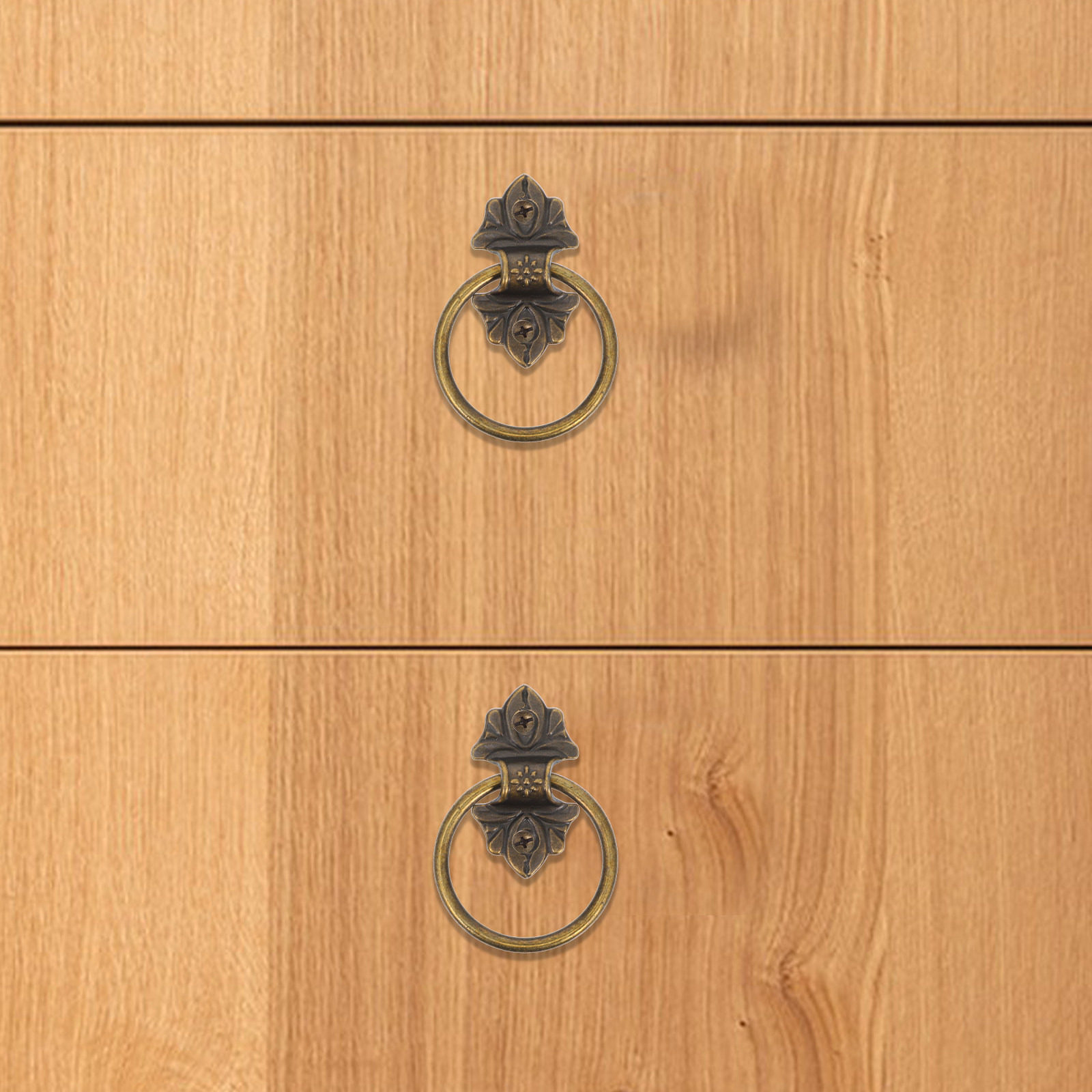 2 Buah Gagang Kabinet Retro Mo - Furniture Hardware Drop Pulls ulasan dan harga