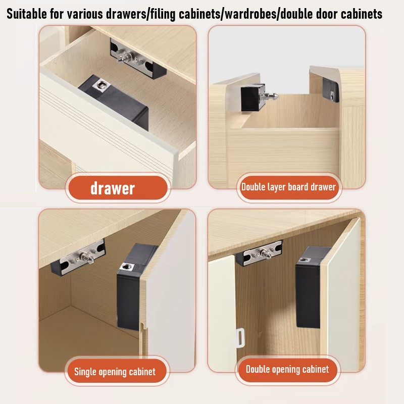 Tuya Kunci Pintu Kabinet Pinta - Furniture Home Hardware ulasan dan harga