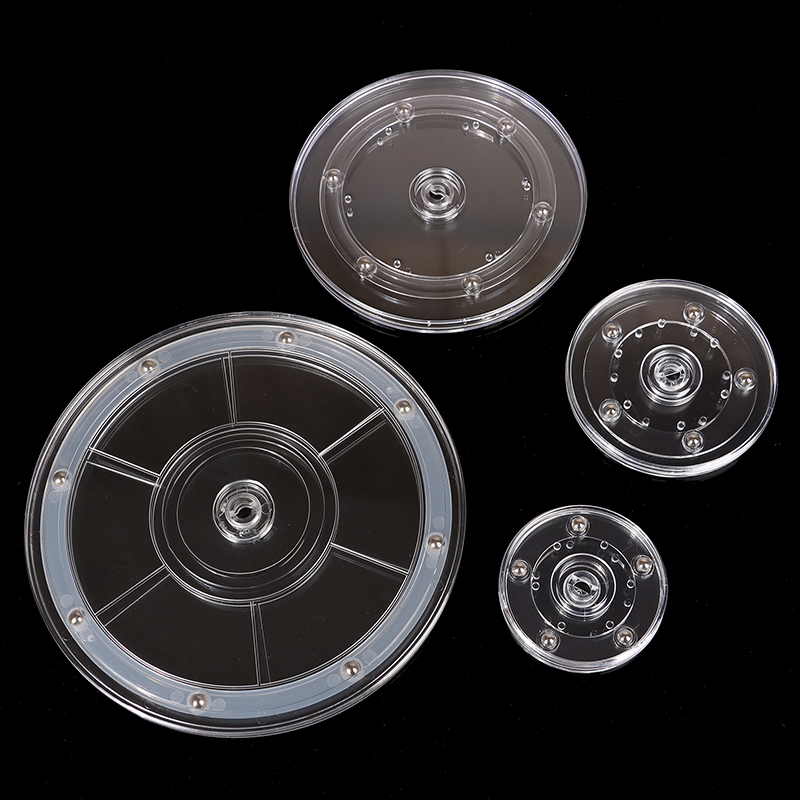 C Turntable Transparan Akrilik - Furniture Hardware Display ulasan dan harga