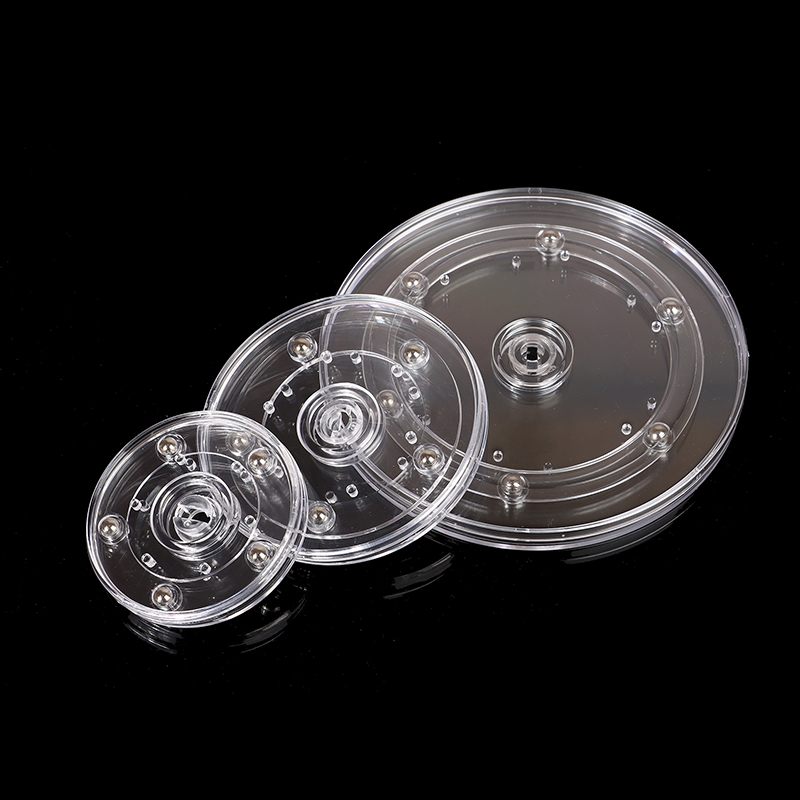 C Turntable Transparan Akrilik - Furniture Hardware Display ulasan dan harga