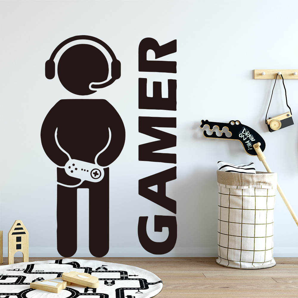 1 buah Gamer stiker seni dindi - Furniture Hardware Parts ulasan dan harga