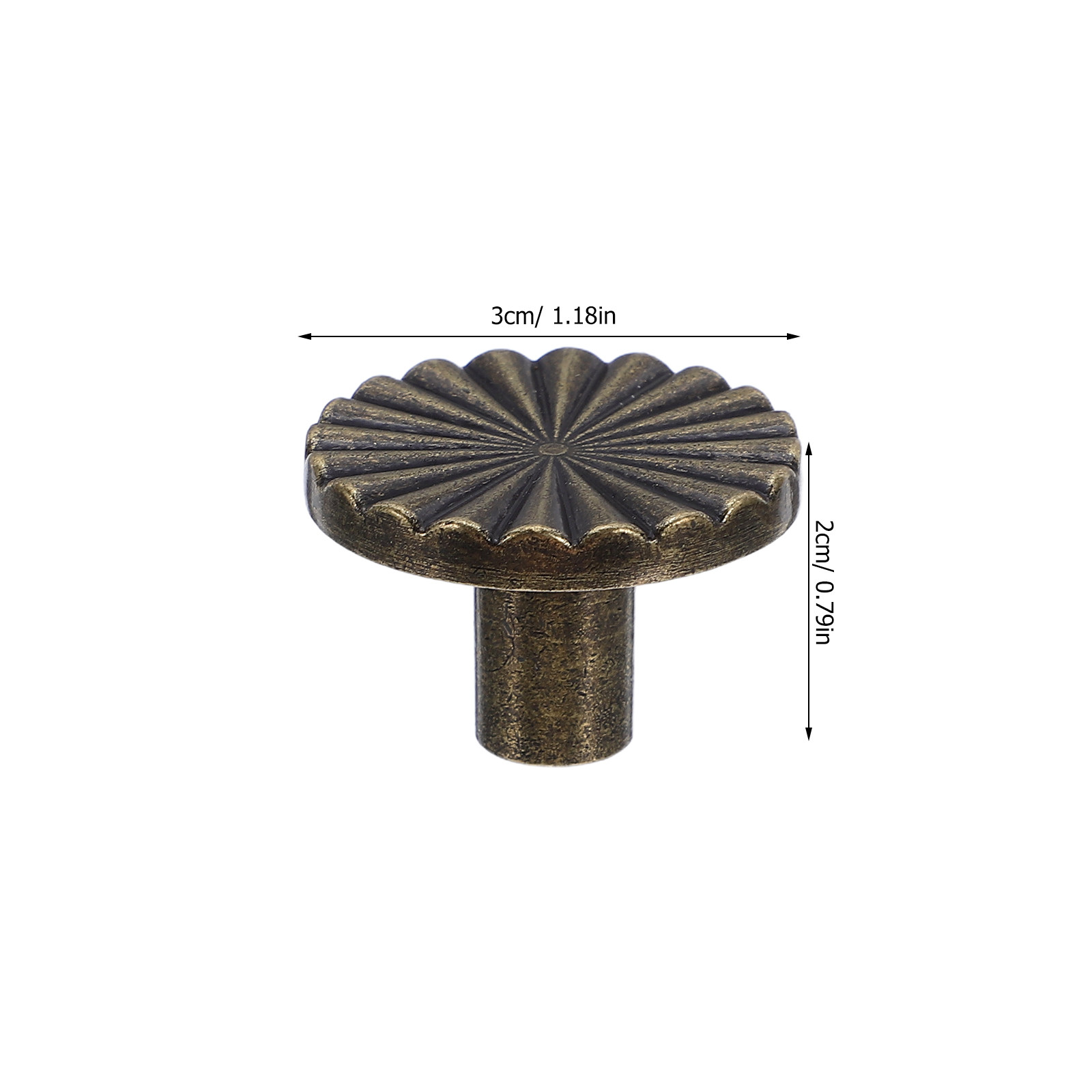 8 Buah Gagang Kabinet Kuningan - Vintage Furniture Hardware Replacement ulasan dan harga