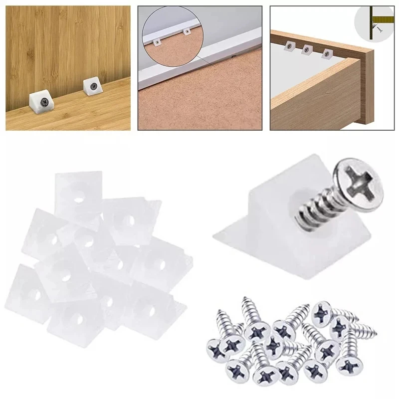 20/40/60/80/100 Buah Wedges La - Corner Bracket Angle ulasan dan harga