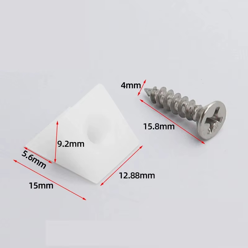 20/40/60/80/100 Buah Wedges La - Corner Bracket Angle ulasan dan harga
